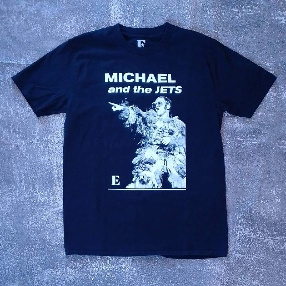 MODERN ELTON JOHN MICHAEL and the JETS T-SHIRT